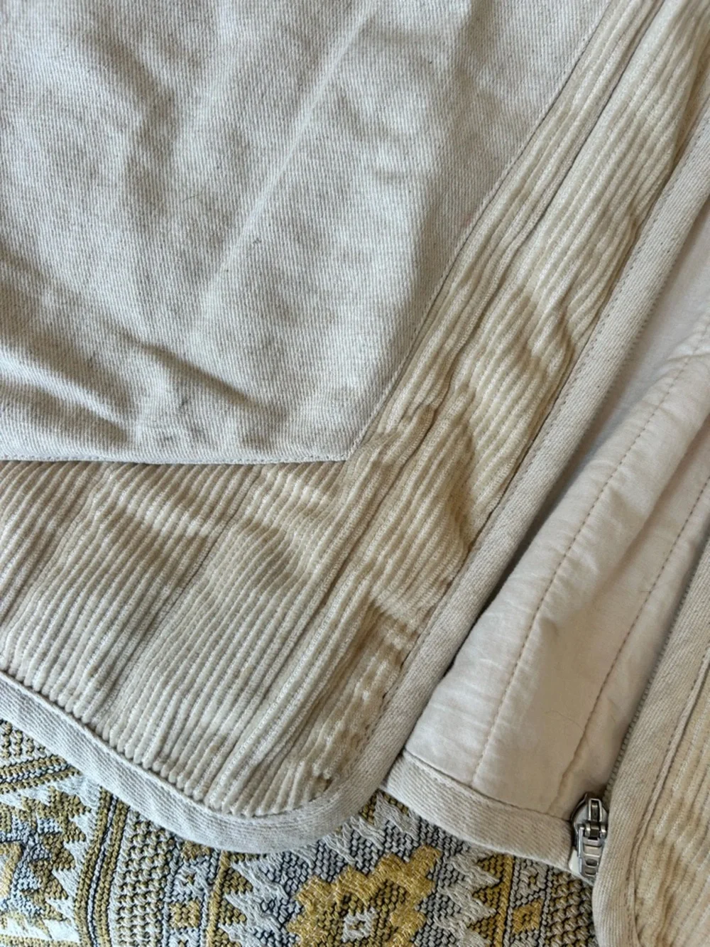 7115 by Szeki Cord Vest (in beige) - Picture 6 of 6